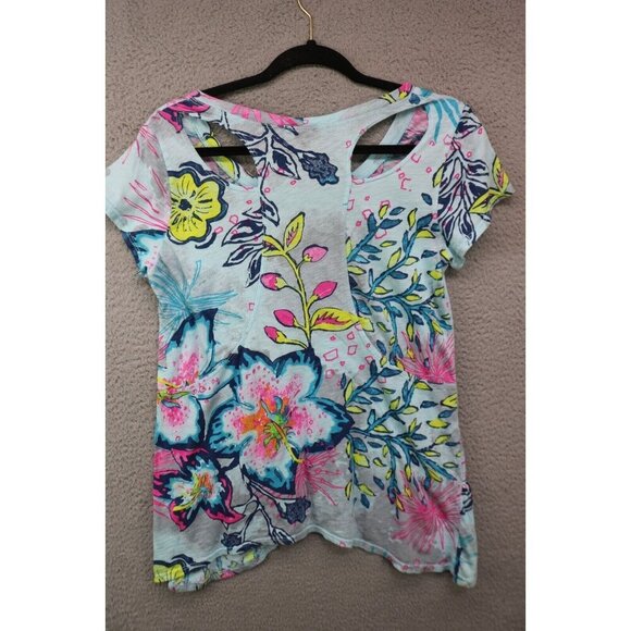 Fresh Produce Cut-Out Cotton Tunic Top-Size Small - Picture 9 of 11